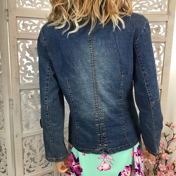 Vintage Claudio Nucci Stretch Denim Jacket - Picture 9 of 11